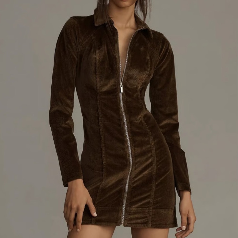 Pilcro Brown Mini Dress